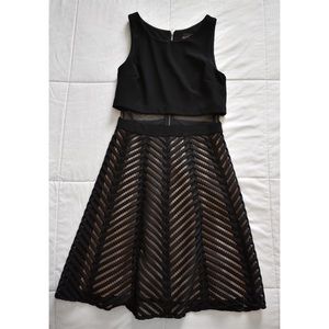 Black cocktail dress